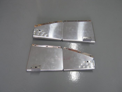 Exterior view-nut plates & doublers attached