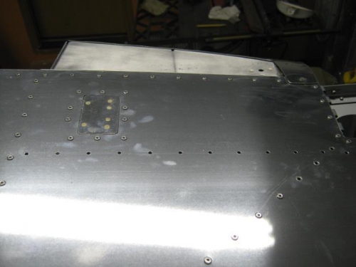 Attached side skin stiffeners and match drilled #30 holes