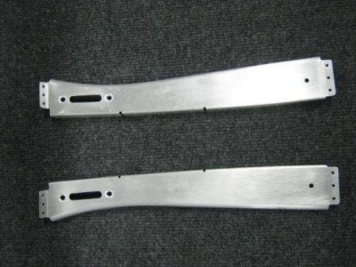 Removed hatched areas from F1254 L&R support frames.  Cleaned and deburred