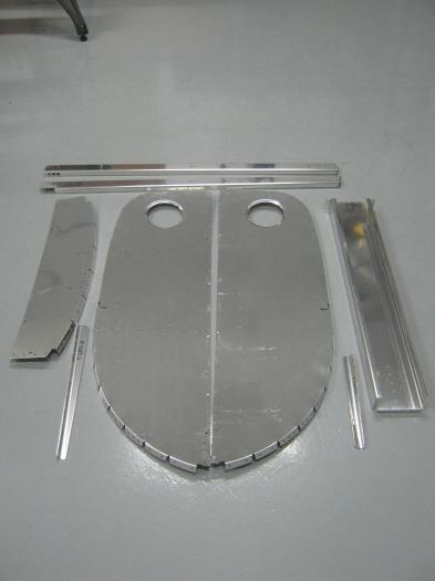 Cleaned and deburred parts