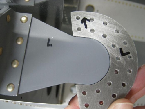 File the curved recess of the F1206C rear spar receptacles