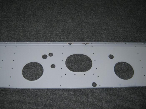 Installed nut plates on F1206A bullkhead