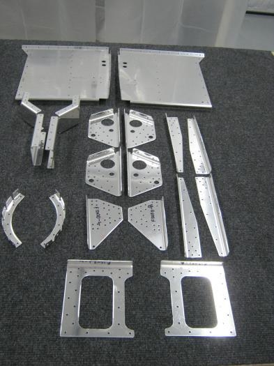 Cleaned deburred and prepped parts for prime.