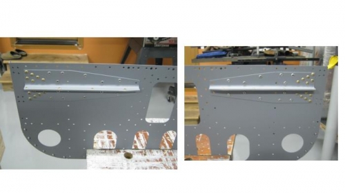 Riveted the F1203E left & right bulkhead doublers