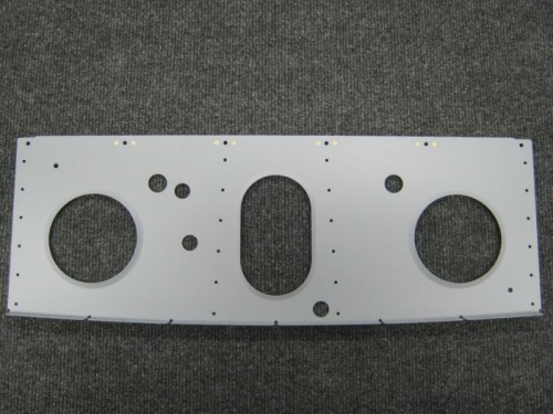 Installed nut plates on the F1207B bulkhead