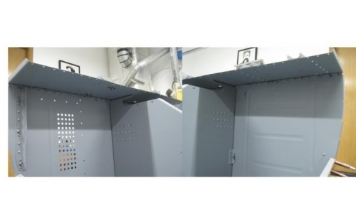 Underside of F1201B firewall shelf