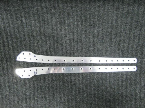 Countersink designated holes in the F1270D side skin doublers