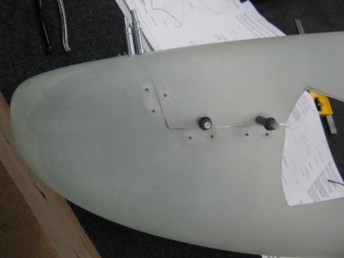 Final drill to #27 nut plate holes