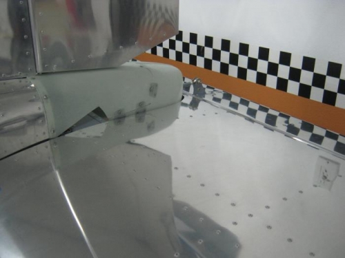 Checking for clearances-stabiliator in down position