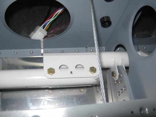 Right side torque arm attached