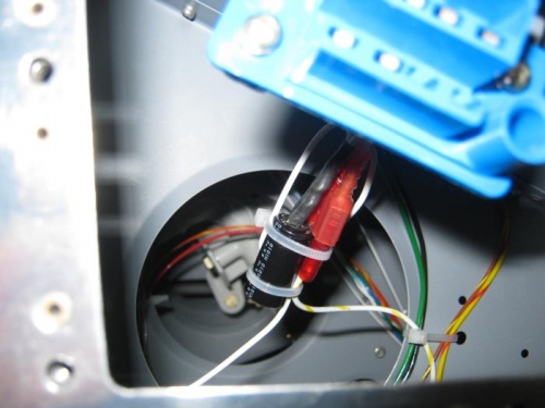 Strobe noise filter installed