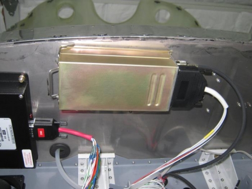 Transponder installed and connected.