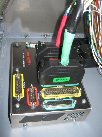 Control module installed & WH-0045/46 wiring harnesses connected