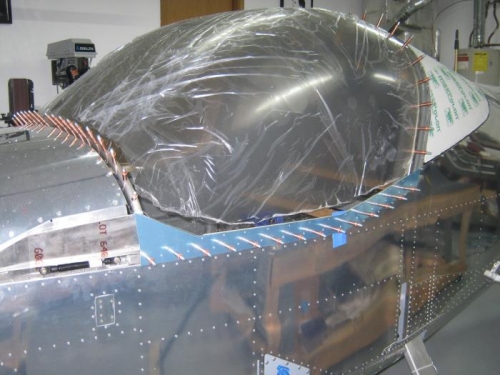 Left side holes drilled