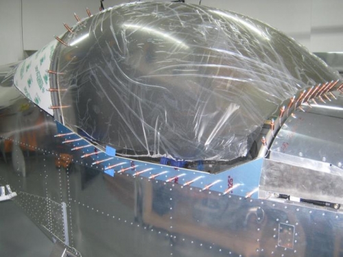 Right side holes drilled