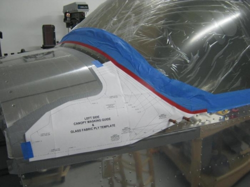 Electrical tape applied