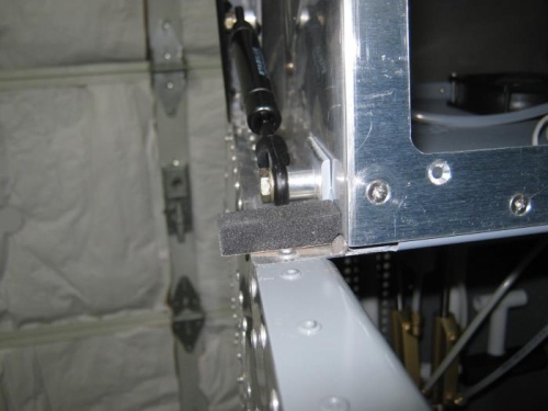 Left seal temporarily installed; reference mark located