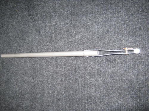 Completed fork attach assembly-Top view