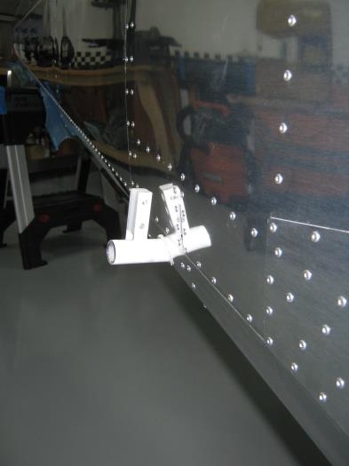 Right flaperon torque tube installed