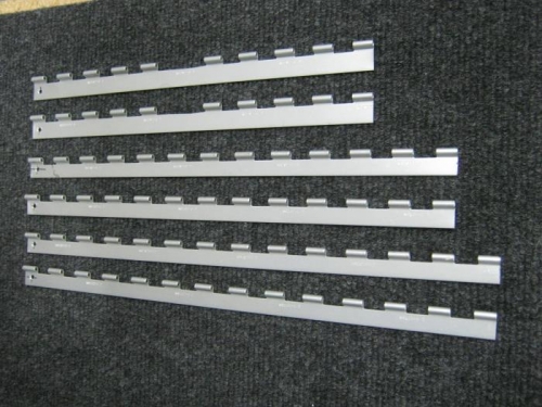 Removed center eyelet on F1237H. Cut to length & drilled pilot holes on F1237F (FWD, AFT) & F1237H,