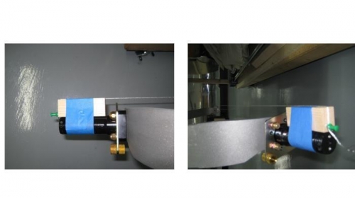 Attaching & aligning the main gear axles; first try, correct alignment.  No toe in or out