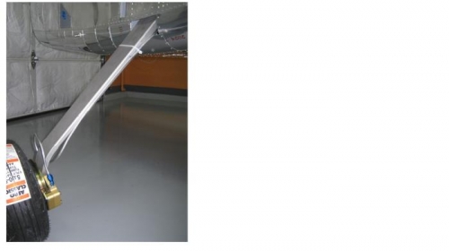 Right main hydraulic brake lines installed