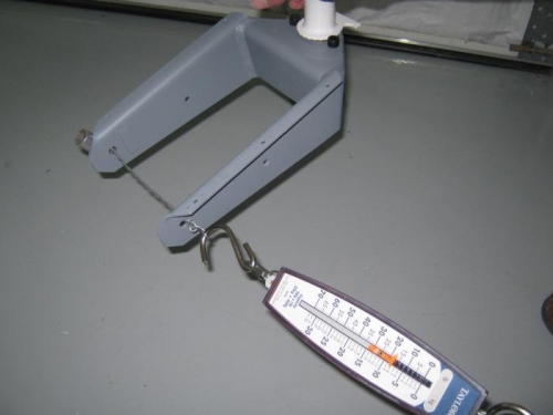 Set the turning tension on the nose fork to 18-20# per spec