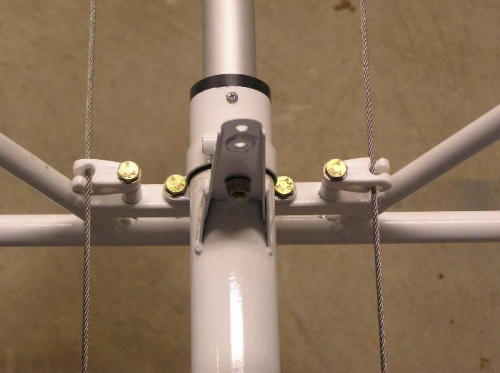 Aileron connection end of tube