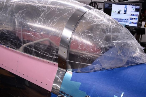 All-metal bezel installed.