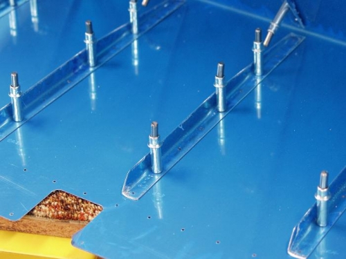 Elevator Skin Stifferners Matched Drilled - Closeup