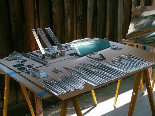 Small Parts Mounted For Priming