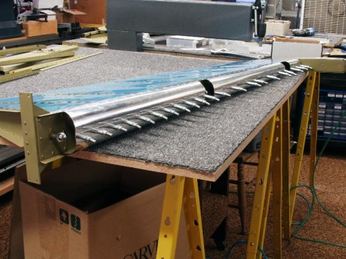 Rudder Leading Edge Riveting