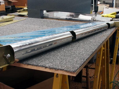 Rudder Leading Edge Riveting