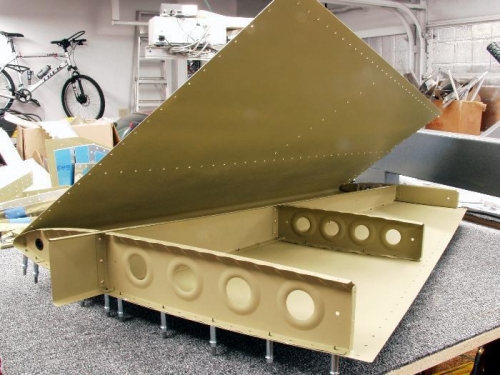 Riveting Vertical Fin