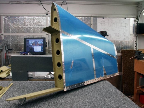 Riveting Vertical Fin