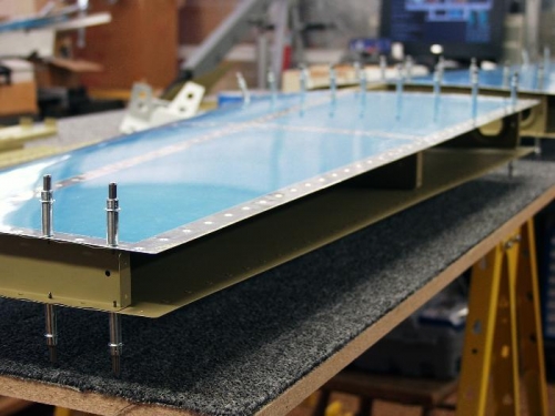 Horz Stab Skin Riveting