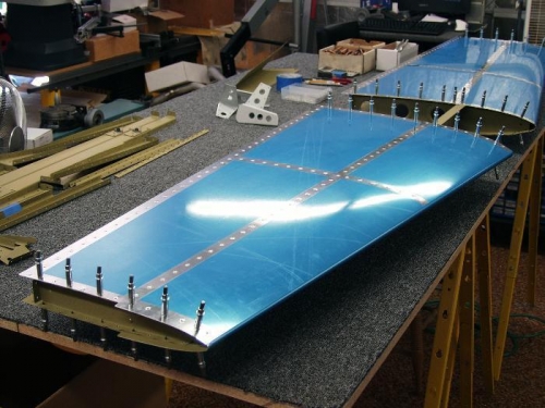 Horz Stab Skin Riveting
