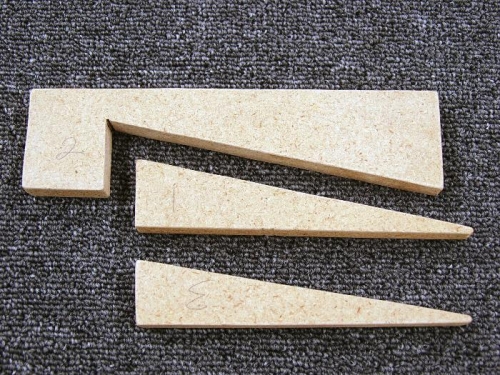 Wooden Bending Wedges