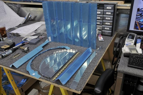 Rear Seat Back - Deburred and Drilled