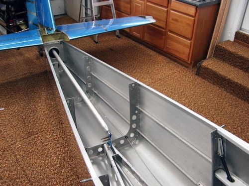 Rudder Cables Installed