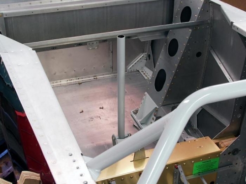 Front of Cockpit Ready For Rudder Pedals