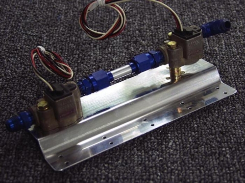 201b Transducer Mount - Transducers Mounted