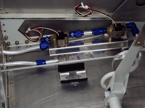 Transducer Mount Riveted to Floor