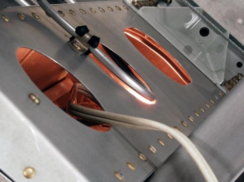 Brake Lines Snaked In Gear Tower Around Fuel Vent Lines