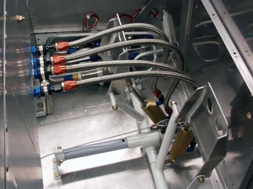 Flex Hose To Master Cylinders - Pedals Right