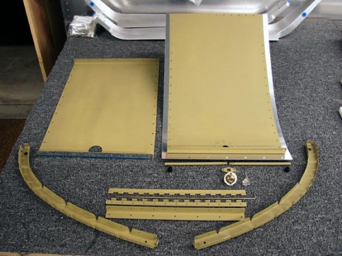 Baggage Door Parts Fabbed