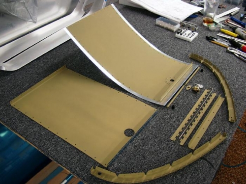 Baggage Door Parts Fabbed