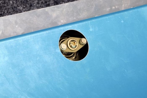 Baggage Door - Lock Closeup