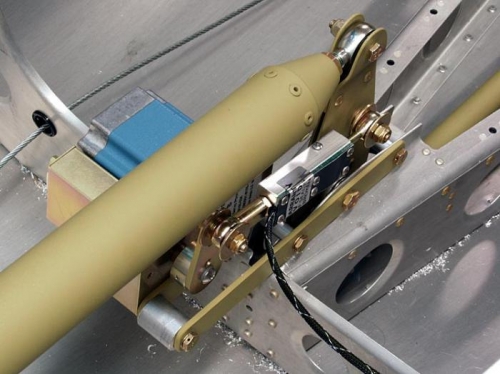 TruTrak Pitch Servo and Bellcrank Installation With Auto Elevator Trim Strain Gauge