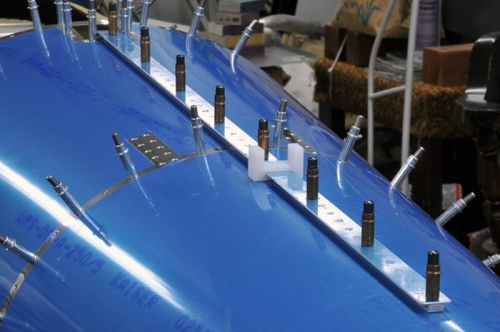 Canopy Tee-Rail - Installed - Note Nylon Slider